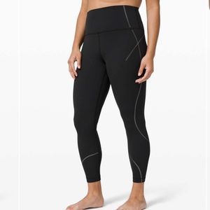 Lululemon align high-rise pant 25” special edition black and gold size 4